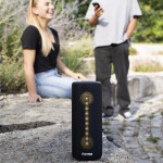 Bluetooth reproduktor Pipe 3.0, IPX5, 24 W, 10 svetelných režimov, čierny