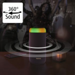 Bluetooth reproduktor Shine 2.0, LED podsvietenie, IPX 4, čierny Bluetooth reproduktor Shine 2.0, LED podsvietenie, IPX 4, čierny