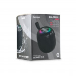 Bluetooth® reproduktor Bomb 3.0, vodotesný IPX7, LED, 16 W, čierny
