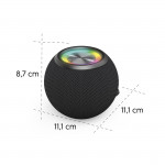 Bluetooth® reproduktor Ball Shape, 5 W, LED, AUX/USB-A/microSD, čierny Bluetooth® reproduktor Ball Shape, 5 W, LED, AUX/USB-A/microSD, čierny
