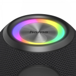 Bluetooth® reproduktor Ball Shape, 5 W, LED, AUX/USB-A/microSD, čierny Bluetooth® reproduktor Ball Shape, 5 W, LED, AUX/USB-A/microSD, čierny