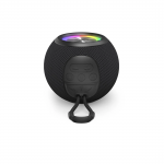 Bluetooth® reproduktor Ball Shape, 5 W, LED, AUX/USB-A/microSD, čierny Bluetooth® reproduktor Ball Shape, 5 W, LED, AUX/USB-A/microSD, čierny