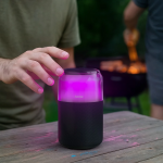 Bluetooth® reproduktor Can Speaker, 4 LED svetelné režimy, 5W, čierny