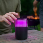 Bluetooth® reproduktor Can Speaker, 4 LED svetelné režimy, 5W, čierny