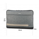 Hama obal na notebook Terra, 13,3 (34 cm), šedý