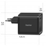 Univerzálny USB‑C napájací adaptér pre notebook, PD, 45 W, 5–20 V Univerzálny USB‑C napájací adaptér pre notebook, PD, 45 W, 5–20 V