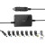 Univerzálny napájací adaptér pre notebook do auta, 15-19 V, 70 W, slim