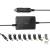 Univerzálny napájací adaptér pre notebook do auta, 15-19 V, 70 W, slim