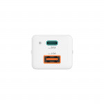 Set USB nabíjačka GaN, USB-C/USB-A, PD 65 W, USB-C kábel 2 m