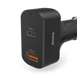 USB-C napájací zdroj do auta, Power Delivery,  5-20 V, 65 W, 1,5 m
