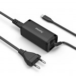 Univerzálny USB‑C napájací adaptér pre notebook, GaN, PD, 65 W