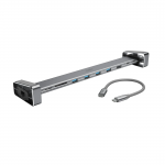 USB‑C dokovacia stanica Connect2Office Basic, 9 portov, odnímateľné nožičky USB‑C dokovacia stanica Connect2Office Basic, 9 portov, odnímateľné nožičky