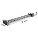 USB‑C dokovacia stanica Connect2Office Basic, 9 portov, odnímateľné nožičky USB‑C dokovacia stanica Connect2Office Basic, 9 portov, odnímateľné nožičky