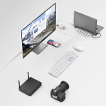 USB‑C dokovacia stanica Connect2Office Basic, 9 portov, odnímateľné nožičky USB‑C dokovacia stanica Connect2Office Basic, 9 portov, odnímateľné nožičky