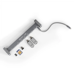 USB‑C dokovacia stanica Connect2Office Basic, 9 portov, odnímateľné nožičky USB‑C dokovacia stanica Connect2Office Basic, 9 portov, odnímateľné nožičky