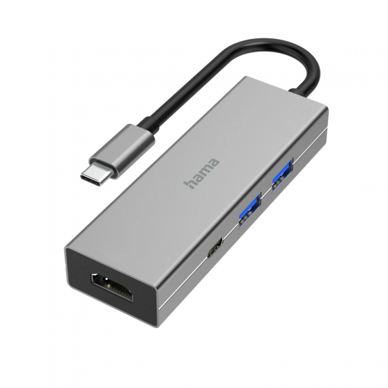 USB-C hub, multiport, 4 porty, 2x USB-A, USB-C, HDMI™