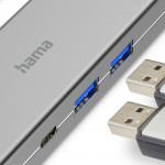 USB-C hub, multiport, 4 porty, 2x USB-A, USB-C, HDMI™