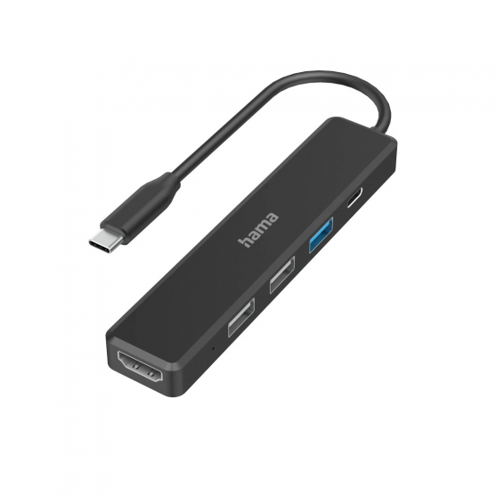 USB-C hub, viacportový, 5 portov, 3x USB-A, USB-C, HDMI™ USB-C hub, viacportový, 5 portov, 3x USB-A, USB-C, HDMI™