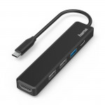 USB-C hub, viacportový, 5 portov, 3x USB-A, USB-C, HDMI™ USB-C hub, viacportový, 5 portov, 3x USB-A, USB-C, HDMI™