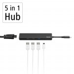USB-C hub, viacportový, 5 portov, 3x USB-A, USB-C, HDMI™ USB-C hub, viacportový, 5 portov, 3x USB-A, USB-C, HDMI™