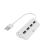 USB rozbočovač, 4 porty, USB 2.0, 480 Mbit/s, biela