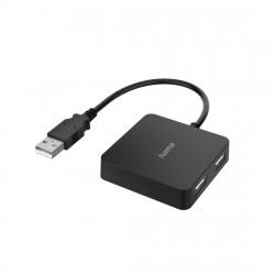 USB 2.0 hub, 1:4, čierna