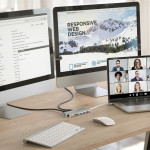 USB‑C rozbočovač Connect2Mac, 12 portov, pre MacBook Air & Pro