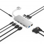 USB‑C rozbočovač Connect2Mac, 12 portov, pre MacBook Air & Pro