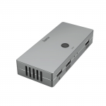 KVM prepínač pre 2 PC na 1 monitor, 3xUSB, 1xHDMI, vrátane káblov