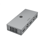 KVM prepínač pre 2 PC na 1 monitor, 3xUSB, 1xHDMI, vrátane káblov