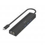 USB‑C rozbočovač, 6 portov, 3x USB‑A, USB‑C, HDMI™, LAN USB‑C rozbočovač, 6 portov, 3x USB‑A, USB‑C, HDMI™, LAN