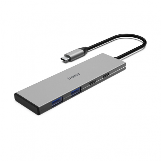 USB‑C rozbočovač, 4 porty, 2x USB‑A, 2x USB‑C, USB 3.2 Gen2, PD