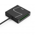 USB Card Reader, USB-A, with USB-C Adapter, USB 3.2 Gen1, SD/micro-SD/CF/MS USB Card Reader, USB-A, with USB-C Adapter, USB 3.2 Gen1, SD/micro-SD/CF/MS