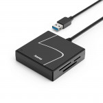 USB Card Reader, USB-A, with USB-C Adapter, USB 3.2 Gen1, SD/micro-SD/CF/MS USB Card Reader, USB-A, with USB-C Adapter, USB 3.2 Gen1, SD/micro-SD/CF/MS