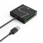 USB Card Reader, USB-A, with USB-C Adapter, USB 3.2 Gen1, SD/micro-SD/CF/MS USB Card Reader, USB-A, with USB-C Adapter, USB 3.2 Gen1, SD/micro-SD/CF/MS