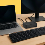 USB‑C rozbočovač Connect2Office Black, 9 portov, 2x HDMI™, LAN