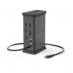 USB‑C rozbočovač Connect2Office Black, 9 portov, 2x HDMI™, LAN USB‑C rozbočovač Connect2Office Black, 9 portov, 2x HDMI™, LAN