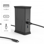 USB‑C rozbočovač Connect2Office Black, 9 portov, 2x HDMI™, LAN USB‑C rozbočovač Connect2Office Black, 9 portov, 2x HDMI™, LAN