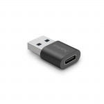 USB adaptér, USB-A konektor - USB-C zásuvka, USB 3.2 Gen2, 10 Gbit/s