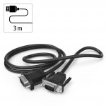 Video kábel VGA 15pin., 3 m, Full HD