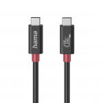 USB-C kábel, E-Marker, USB4 Gen4, 80 Gbit/s, 5 A, 240 W, 1,00 m