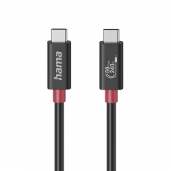 USB-C kábel, E-Marker, USB4 Gen4, 80 Gbit/s, 5 A, 240 W, 1,00 m