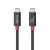 USB-C kábel, E-Marker, USB4 Gen4, 80 Gbit/s, 5 A, 240 W, 1,00 m