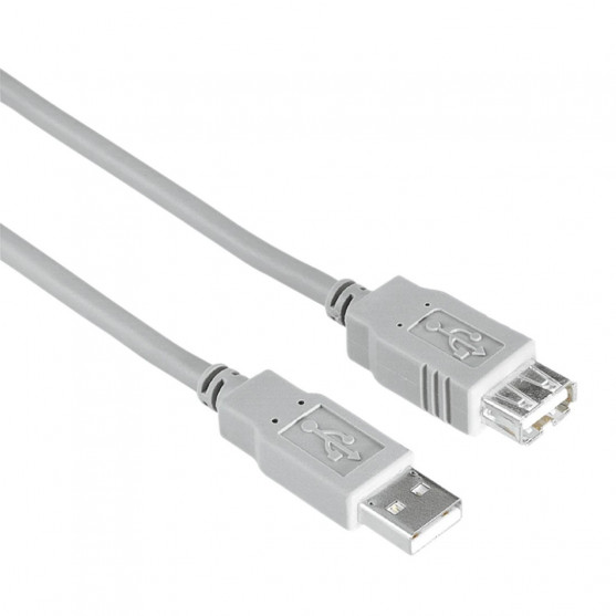 Predlžovací USB kábel, USB 2.0, 3,00 m