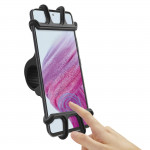 Držiak na mobilný telefón na bicykel Flexibilný, univerzálny pre riadidlá