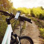 Držiak na mobilný telefón na bicykel Flexibilný, univerzálny pre riadidlá