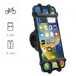 Držiak na mobilný telefón na bicykel Flexibilný, univerzálny pre riadidlá