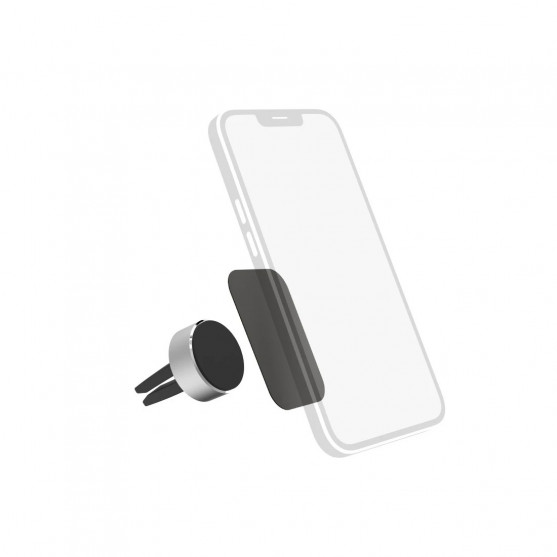 Magnet Alu Car Mobile Phone Holder for Grating, 360-degree Rotation, Universal