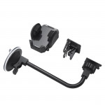 Držiak do auta Multi 2v1, sklo/ventilácia, mobil 4–11 cm