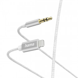 MFi audio kábel Lightning – 3,5 mm jack, 1 m, aktívny, hliník